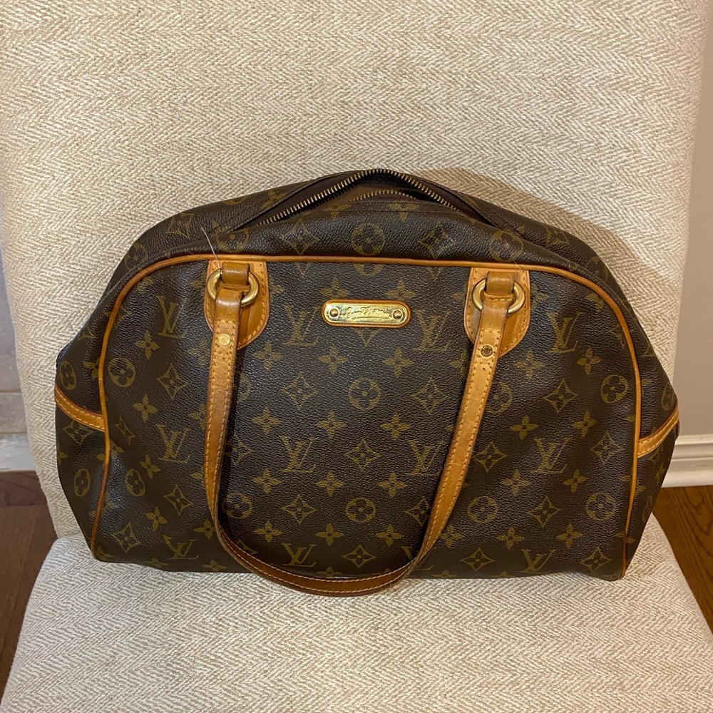 Louis Vuitton Montorgueil with LV Lock and Key